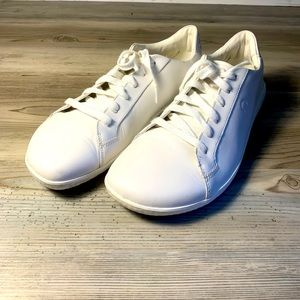 VIVOBAREFOOT Geo Court L White Leather Women’s Shoes Size 41! Fantastic Shoes!